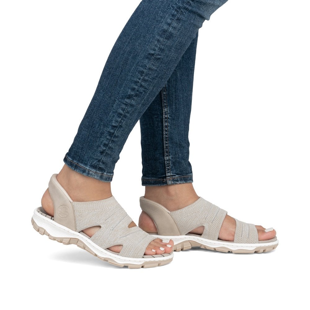 68895-64 LADIES' SANDALS BEIGE SEITL. ANFLECHTER