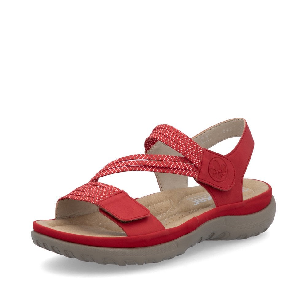 64870-33 LADIES' SANDALS RED CALIFORNIA