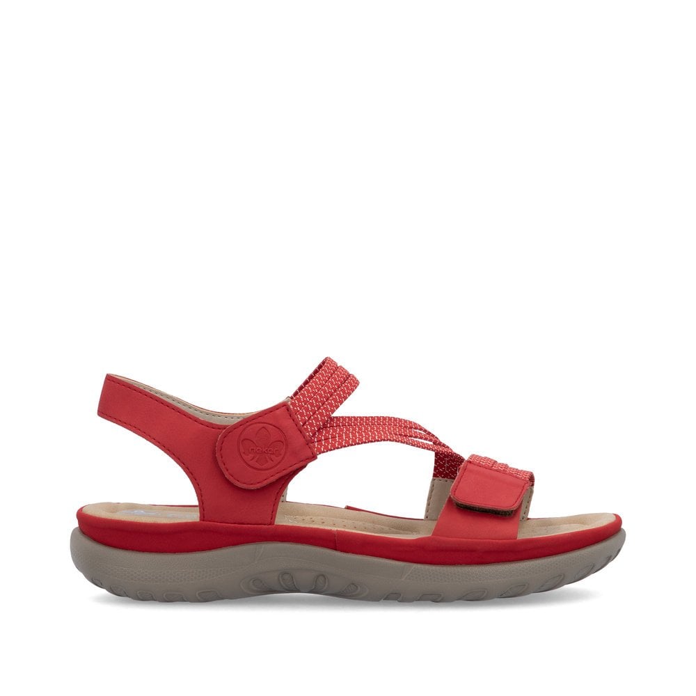 64870-33 LADIES' SANDALS RED CALIFORNIA