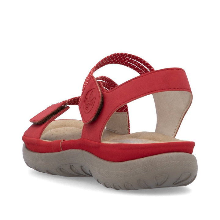 64870-33 LADIES' SANDALS RED CALIFORNIA