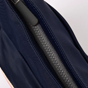 Kennington Crossbody Bag in Midnight Stripe Nylon - Medium