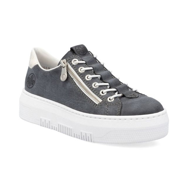 M1953-14 LADIES SHOES BLUE SEITL. ANFLECHTER