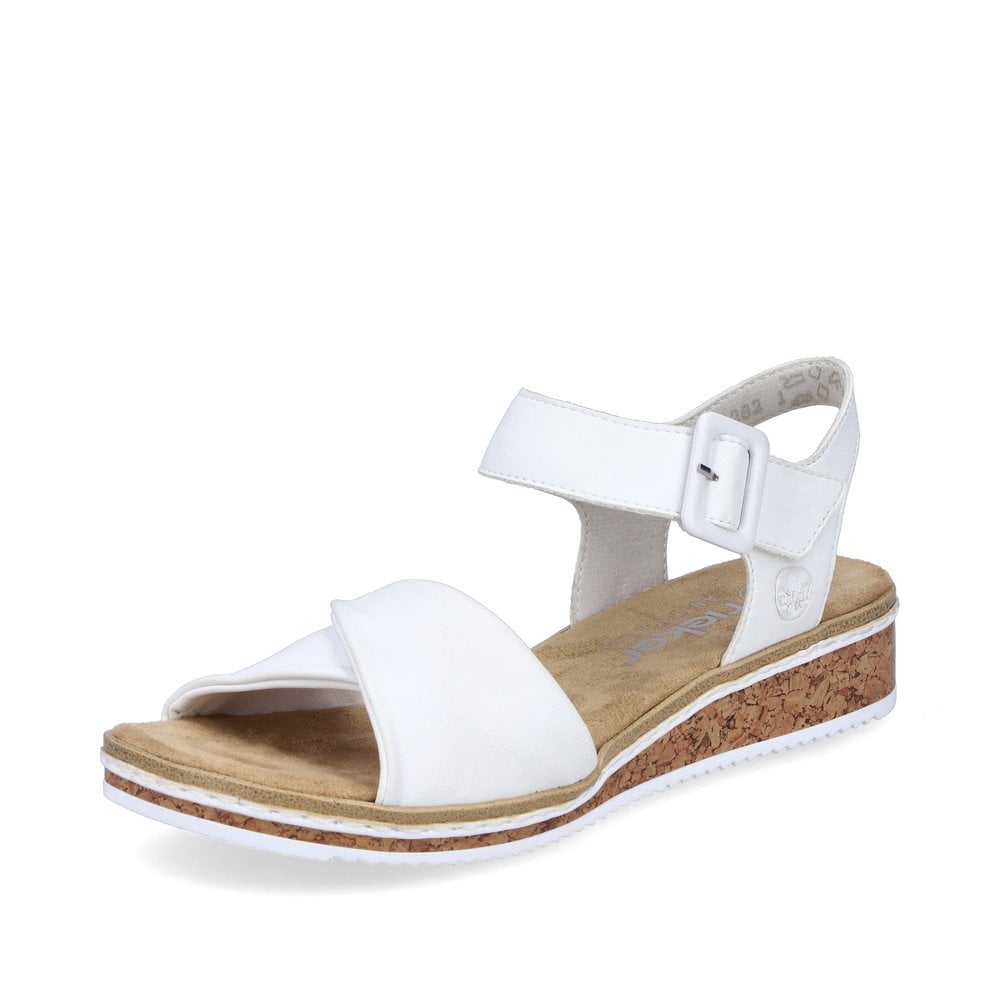 V3691-80 LADIES' SANDALS WHITE SEITL. ANFLECHTER