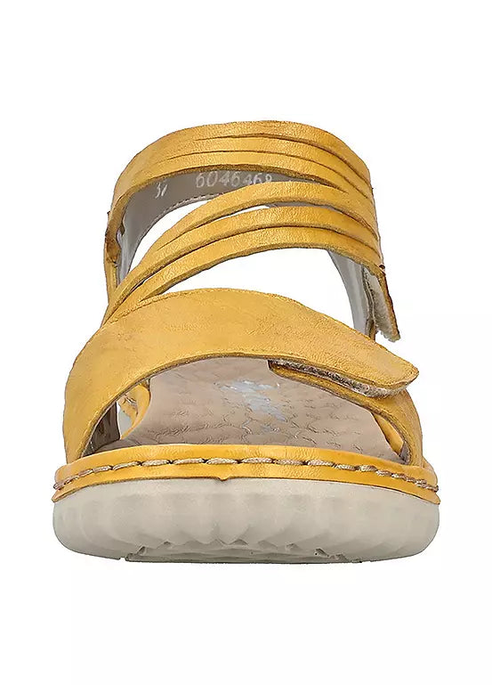 60464-68 LADIES' SANDALS YELLOW SEITL. ANFLECHTER
