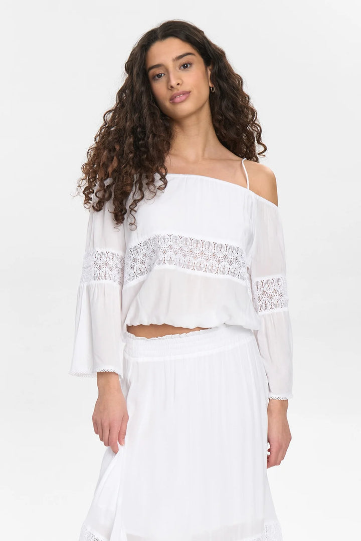 BRIGHT WHITE GAYLA SHIRT