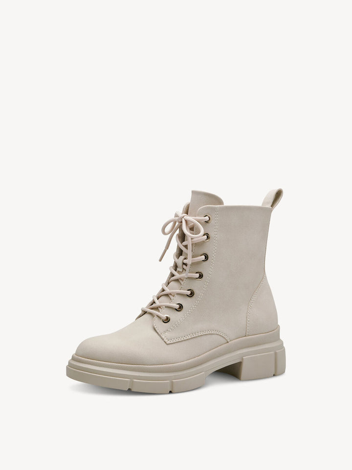 SHELL LACE UP BOOT