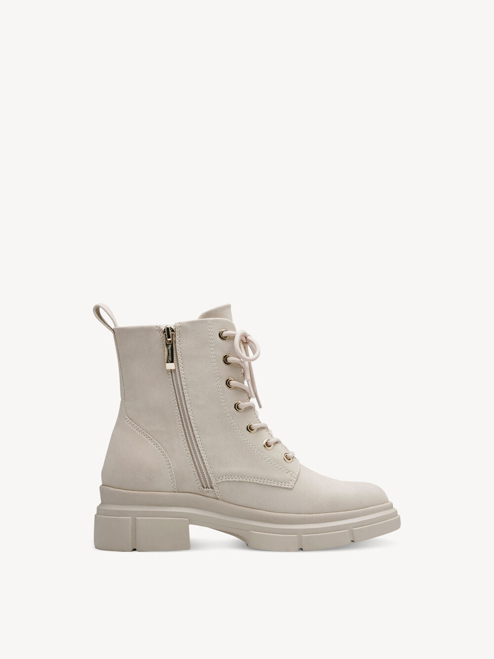 SHELL LACE UP BOOT