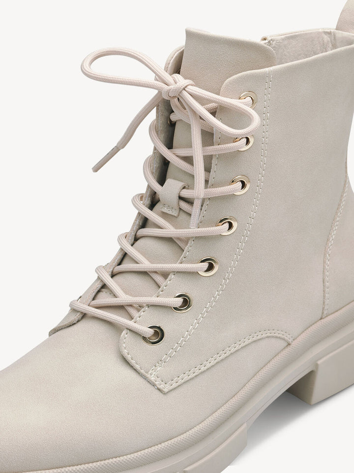 SHELL LACE UP BOOT