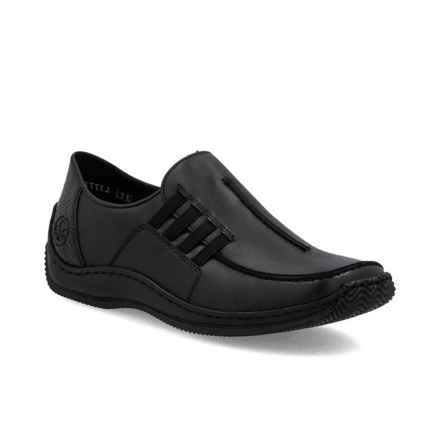 L1777-00 BLACK LEATHER SHOE