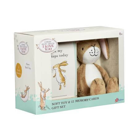 GUESS HOW MUCH I LOVE YOU SOFT TOY & 12 MEMORY CARDS GIFT SET