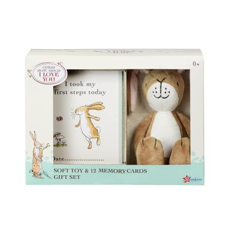 GUESS HOW MUCH I LOVE YOU SOFT TOY & 12 MEMORY CARDS GIFT SET