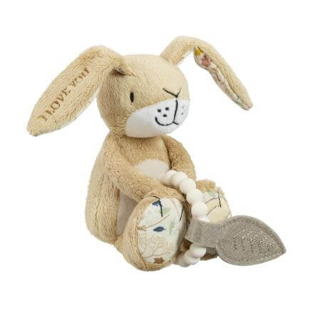 GUESS HOW MUCH I LOVE YOU NUTBROWN HARE WITH SILICONE TEETHER