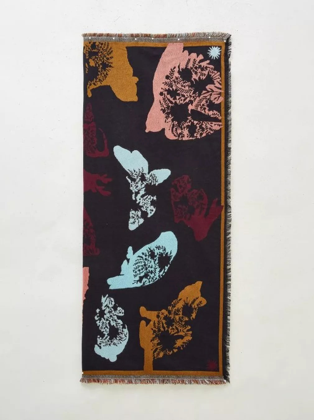 JACQUARD ANIMAL SQUARE SCARF