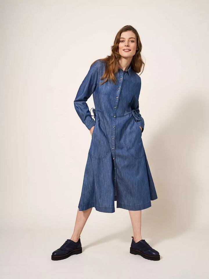 JADE DENIM SHIRT DRESS