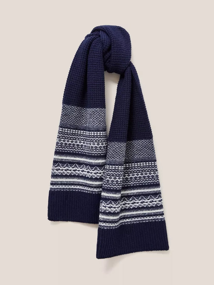 LAMBSWOOL FAIRISLE SCARF