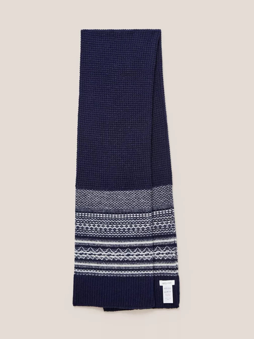 LAMBSWOOL FAIRISLE SCARF