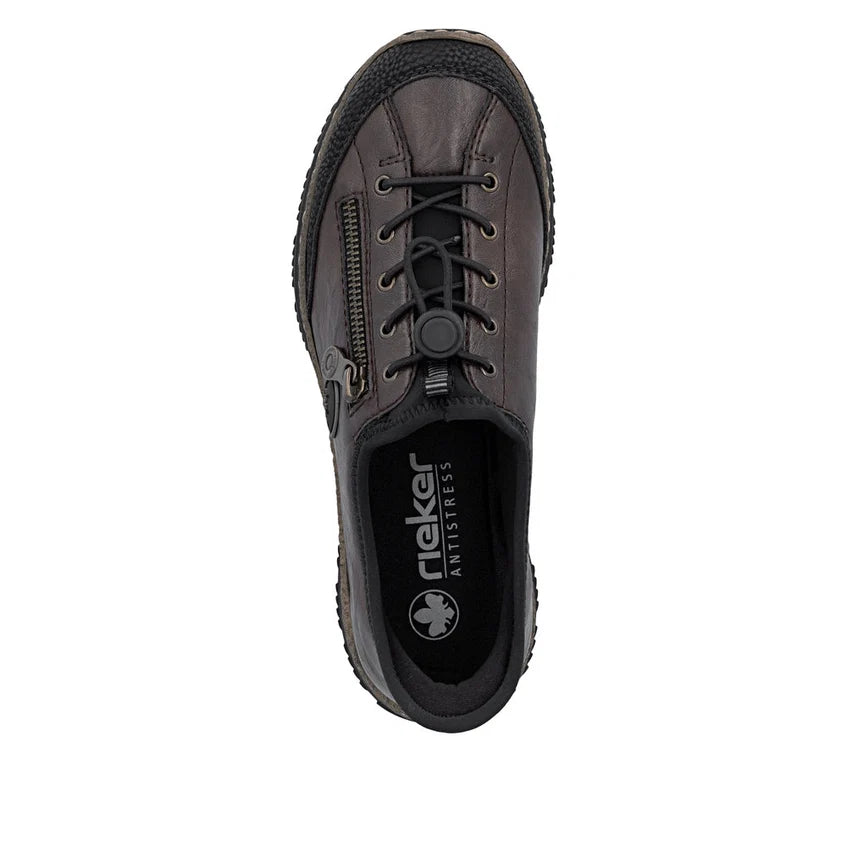Rieker Women's Brown Slip-On Shoes N3267-25