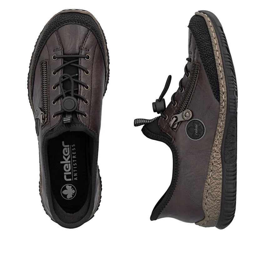 Rieker Women's Brown Slip-On Shoes N3267-25