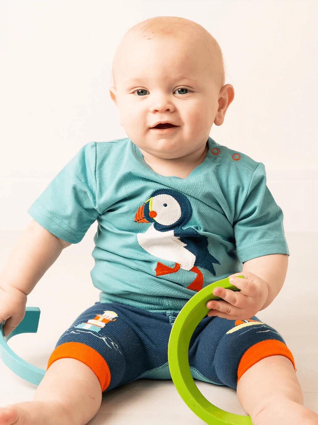 KENZIE THE PUFFIN COTTON SHORTS 3-4 YEARS