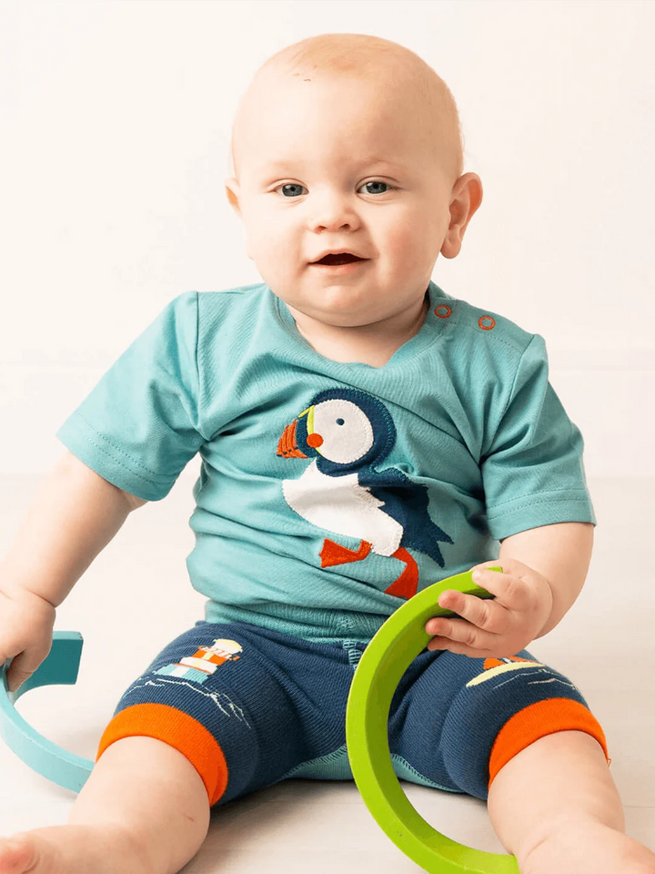 KENZIE THE PUFFIN COTTON SHORTS 3-4 YEARS