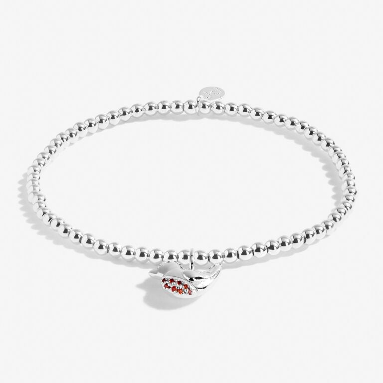A LITTLE 'ROBINS APPEAR WHEN LOVED ONES ARE NEAR' BRACELET