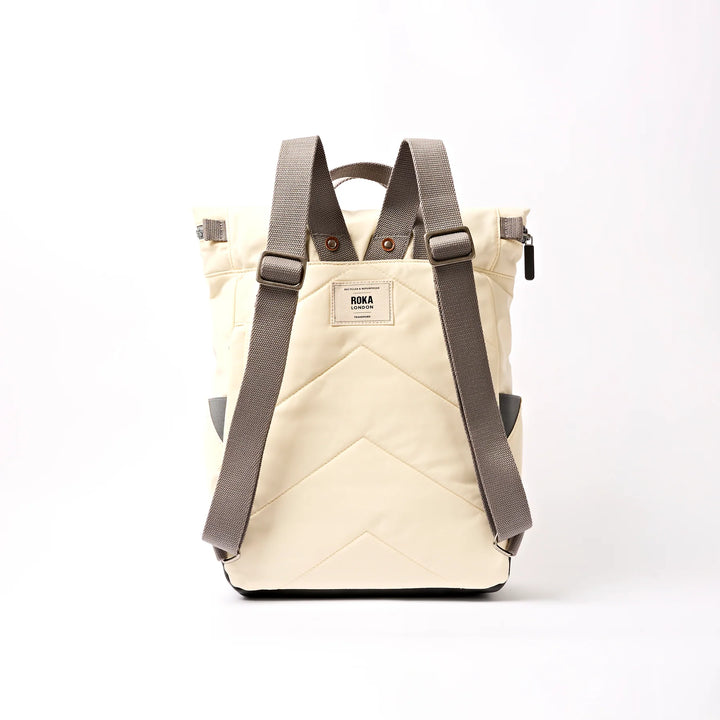 Camden J Medium Backpack in Wax Paper Stripe Nylon - Medium