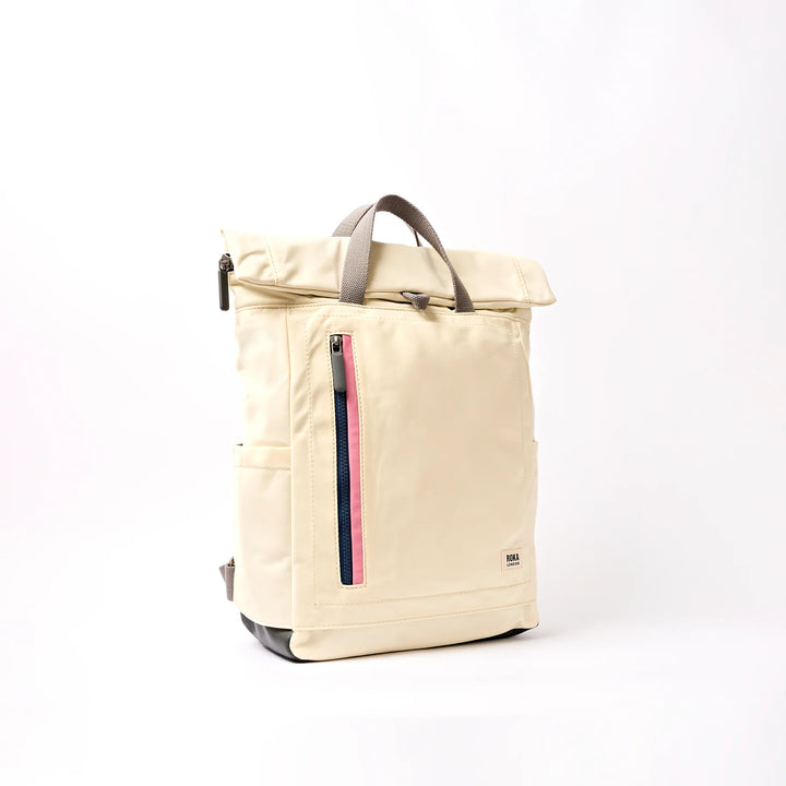 Camden J Medium Backpack in Wax Paper Stripe Nylon - Medium