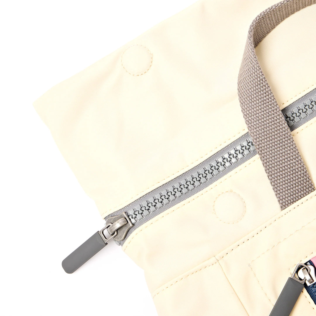Camden J Medium Backpack in Wax Paper Stripe Nylon - Medium