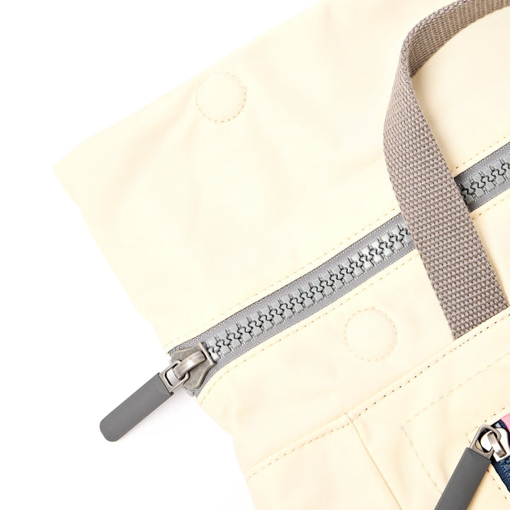 Camden J Medium Backpack in Wax Paper Stripe Nylon - Medium