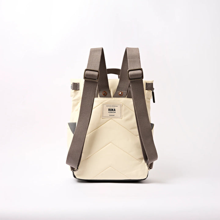 Canfield Small Backpack in Wax Paper Stripe Nylon - Small