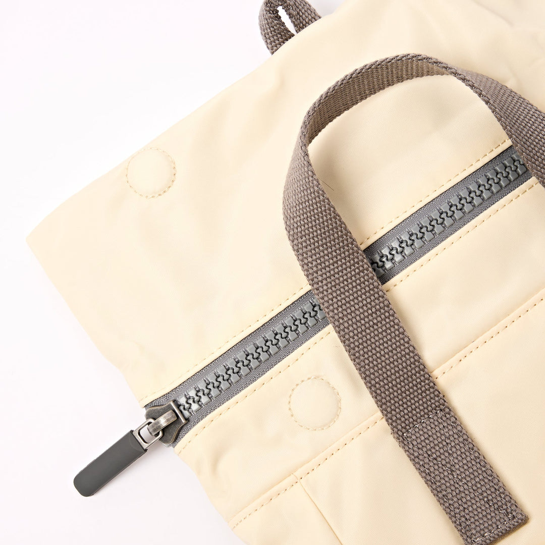 Canfield Small Backpack in Wax Paper Stripe Nylon - Small