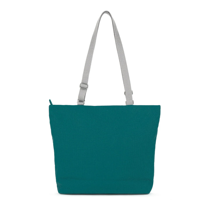 Trafalgar Medium Tote Bag in Teal Canvas - Medium