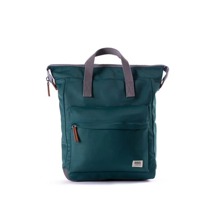Bantry Medium Backpack in Teal Nylon - Medium