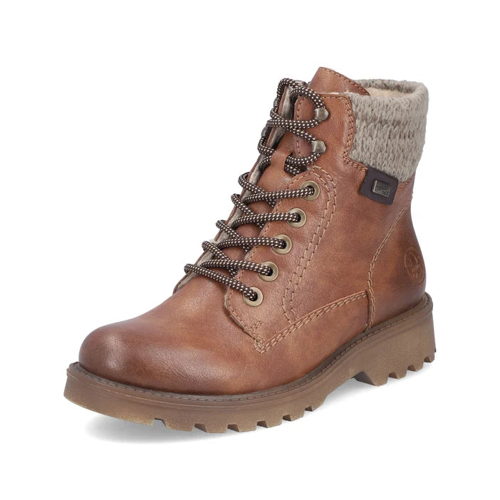 Rieker Women's Brown Biker Boots