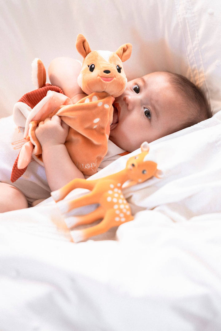 Sophie la girafe Fan Fan the Fawn Comforter IEUF