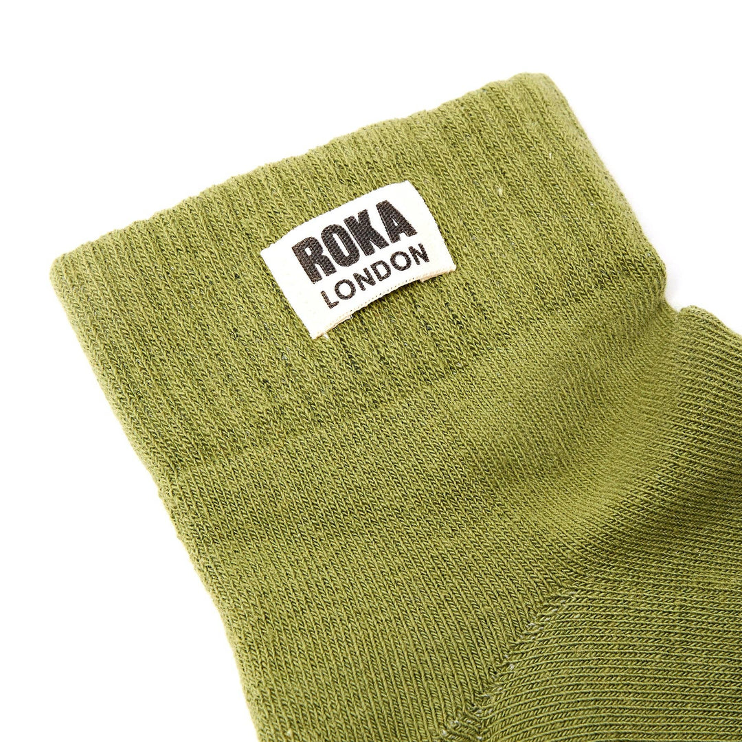 Wembley Ankle Socks for Men in Avocado: UK 6-12 | EU 40-48