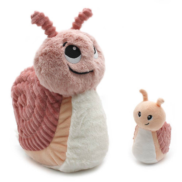 Les Ptipotos Sophie The Snail Mum & Baby Pink - Plush Toy