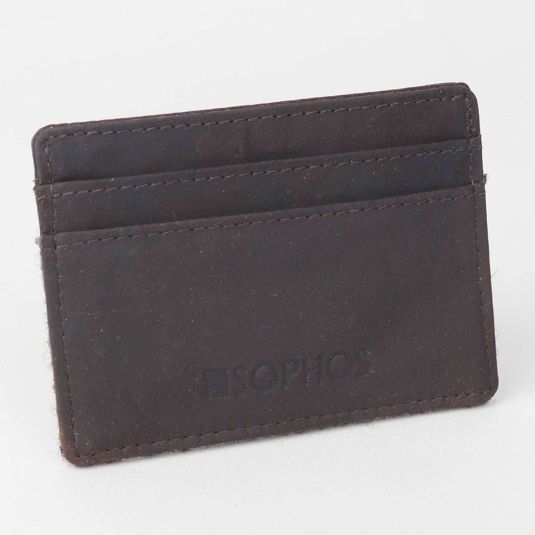 Brown Harris Tweed Card Holder