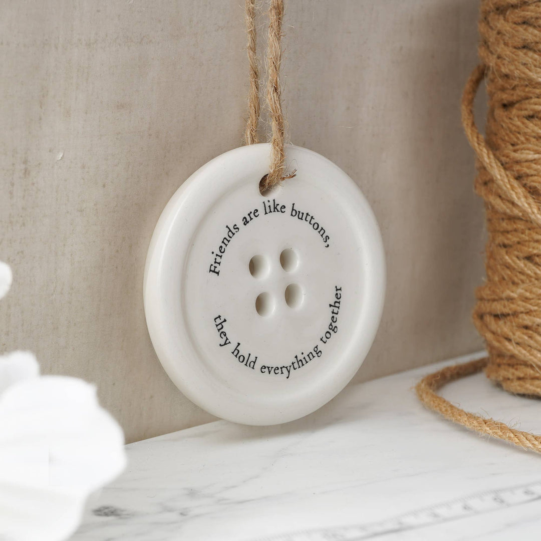 Send With Love 8 Assorted Button Hangers In Dish