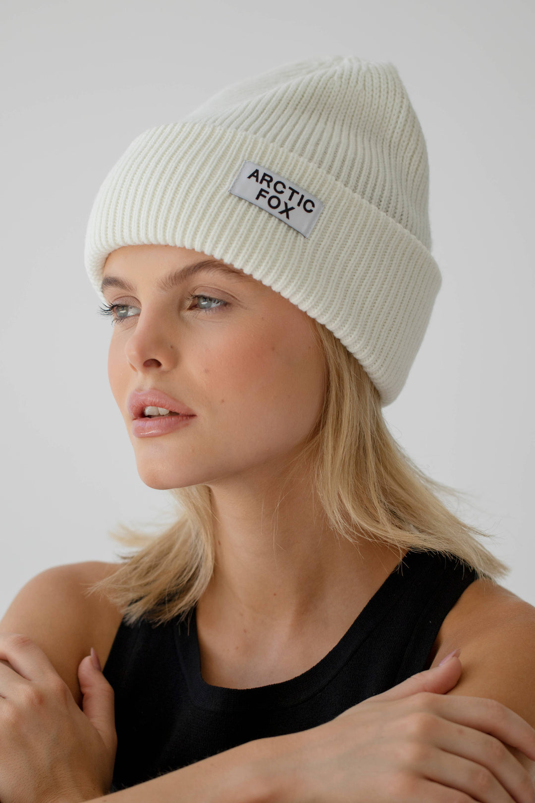 Recycled Bottle Beanie - Winter White - AW24