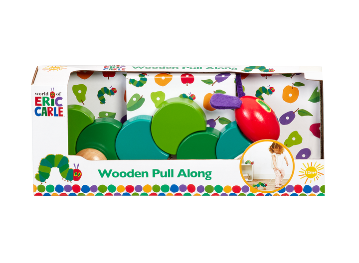 Wooden Pull Along Toy – The Very Hungry Caterpillar
