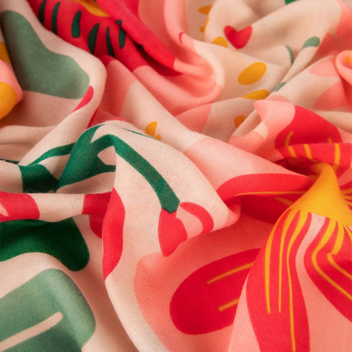 Print Scarf - Pop Flower Posie