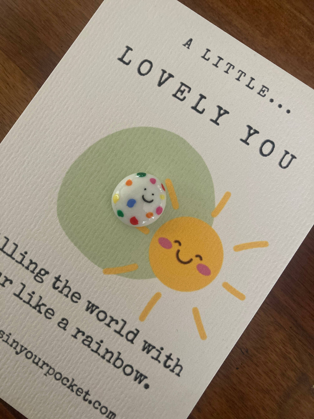 Lovely you, kindness, sad, upset,  anxious pocket buddy