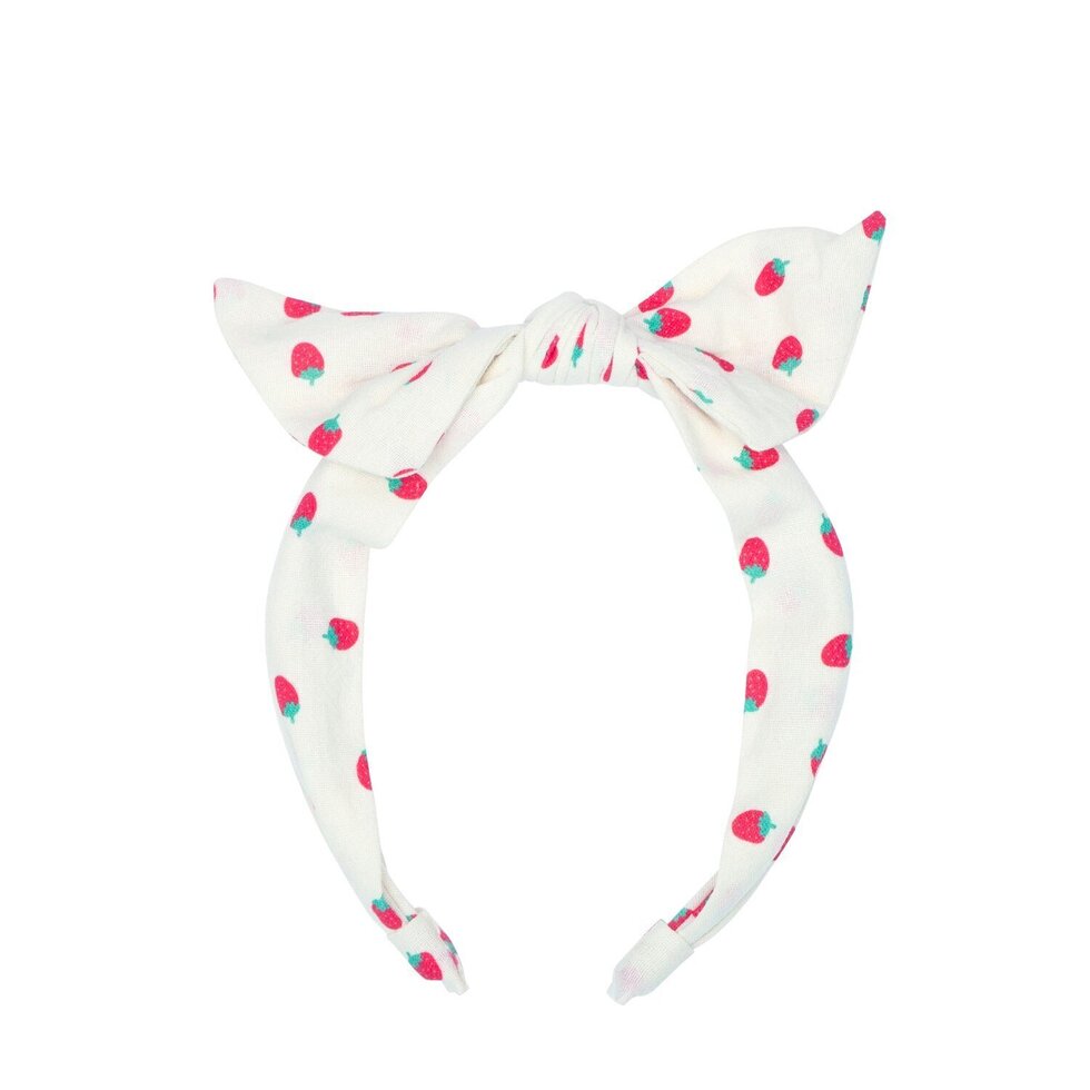 STRAWBERRY TIE HEADBAND