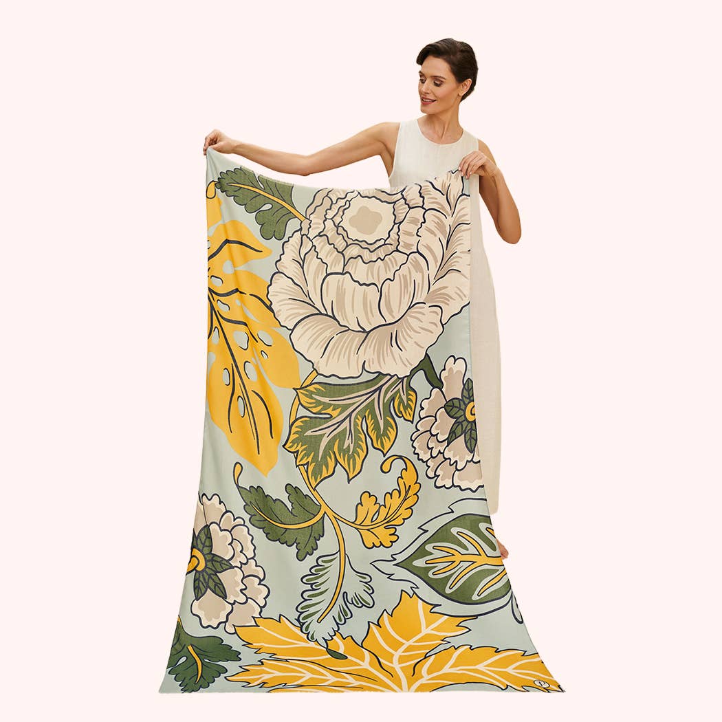 Printed Wild Floral Scarf