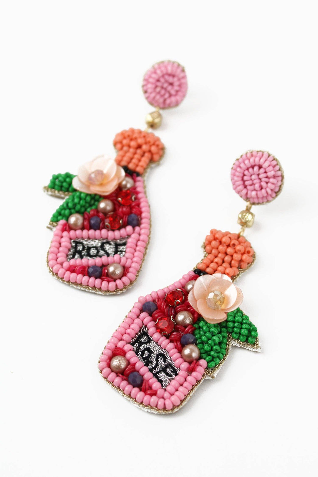 ROSE BOTTLE EARRINGS
