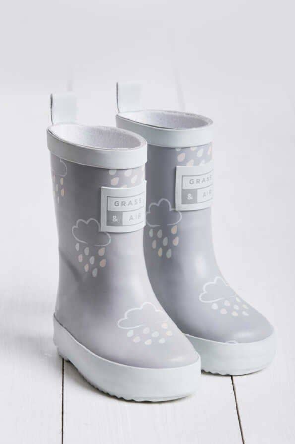 Little Kids Grey Colour-Revealing Wellies: 9