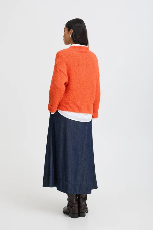 b.young Millers Long Sleeve V-Neck Jumper