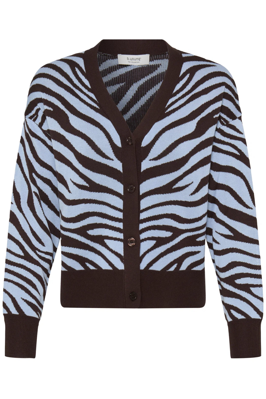 b.young Mmorla Jacquard Cardigan