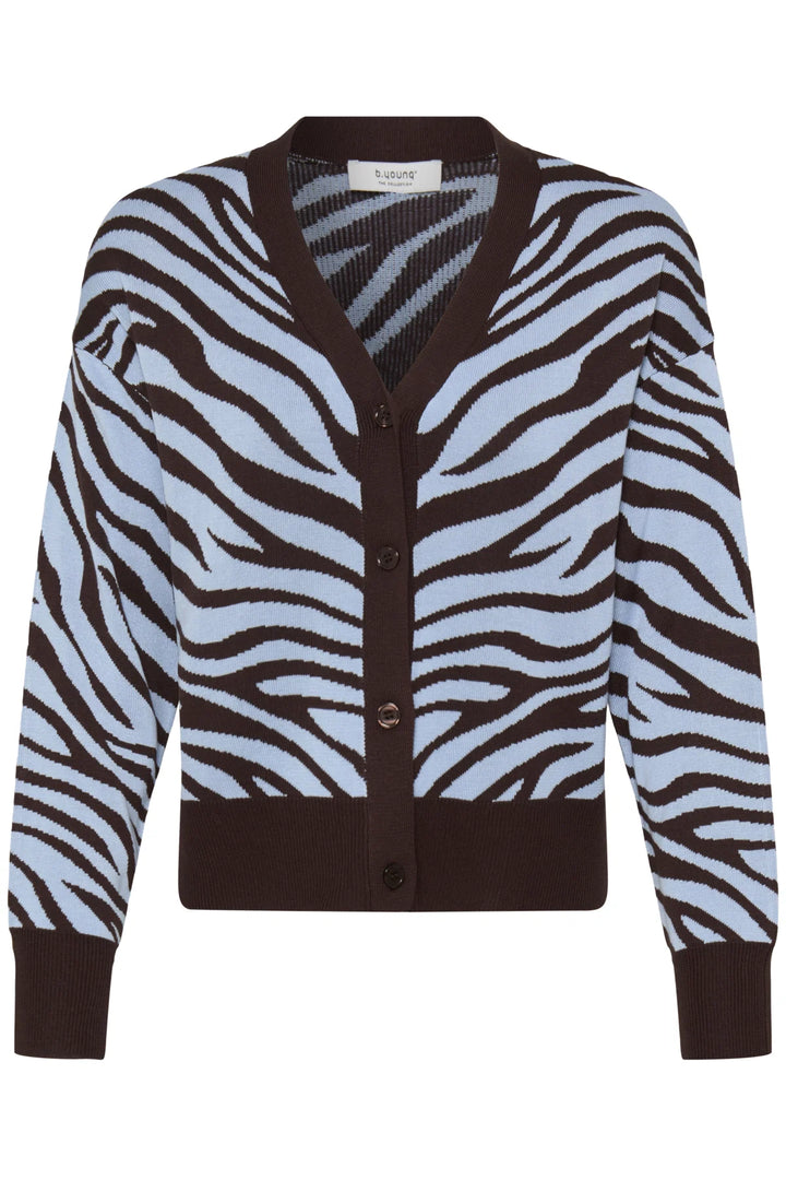 b.young Mmorla Jacquard Cardigan